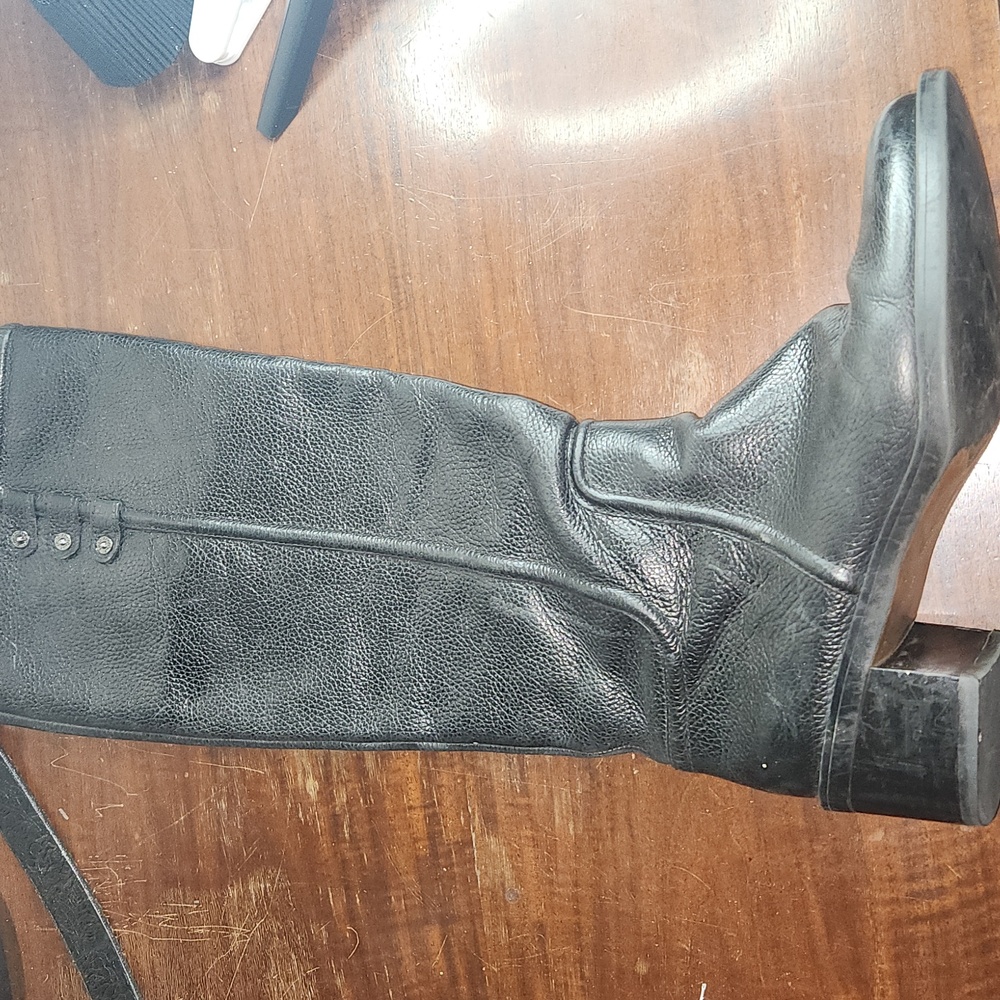 Black Boots size 8 vintage pre owned - Picture 6 of 12